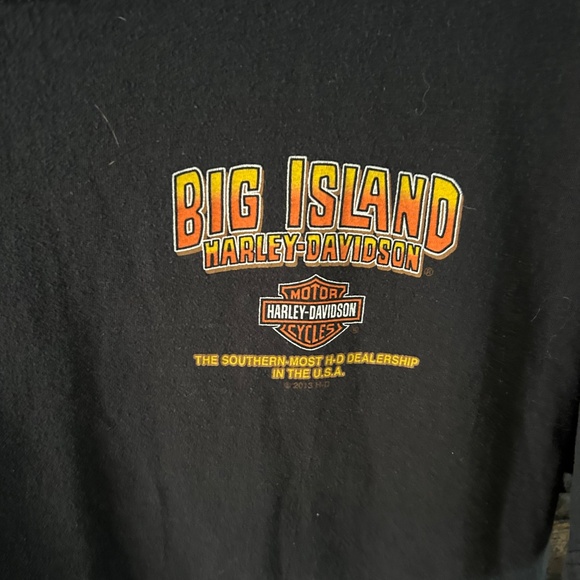 Men's 2013 Harley Davidson Big Island Kona, Hawaii T-Shirt - Picture 3 of 4